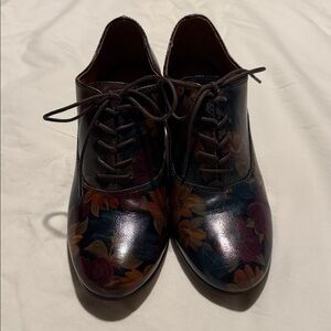 Patricia Nash Silvia Peruvian Lace Up Heels Size 7